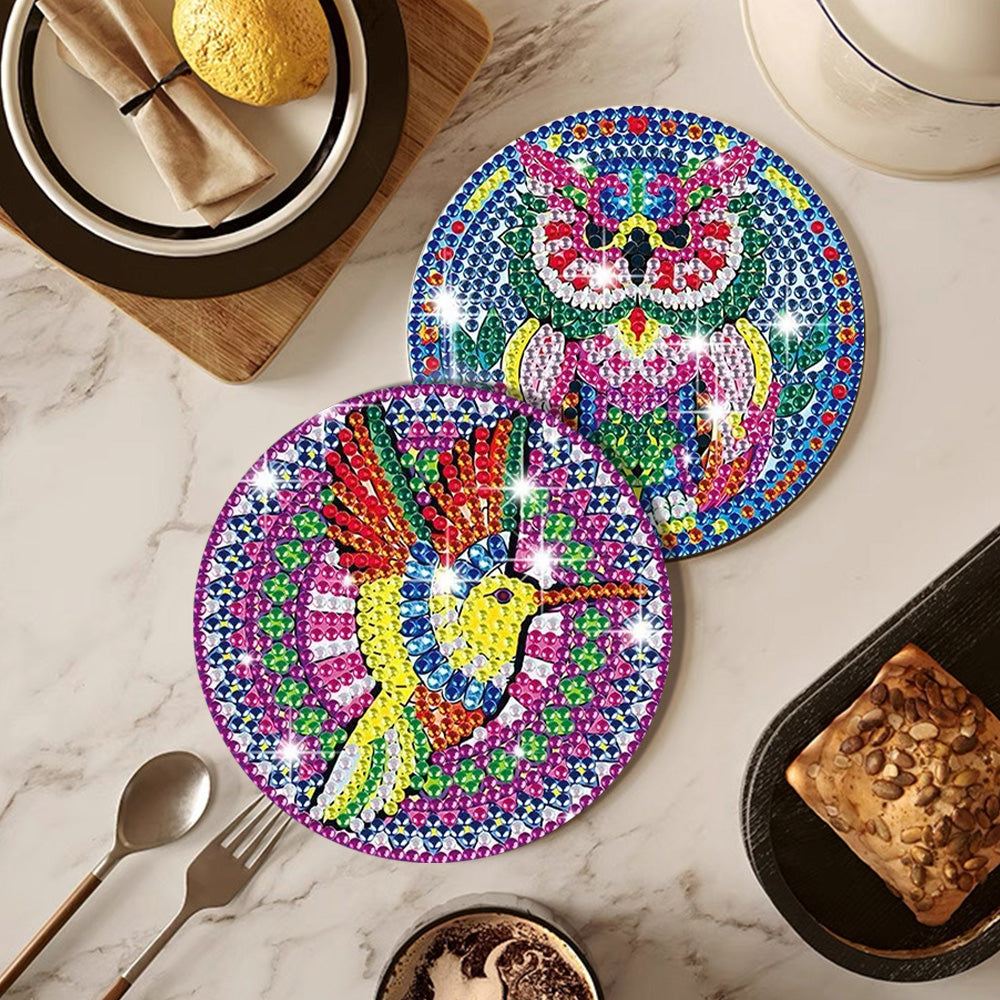 DIY Animal D Diamond Painting Coasters