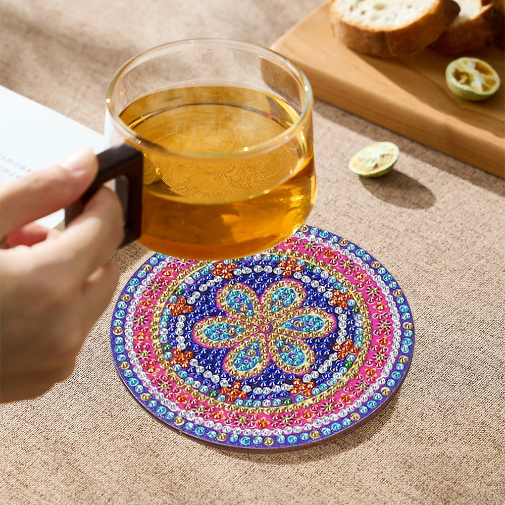 DIY Mandala I Diamond Painting Coasters