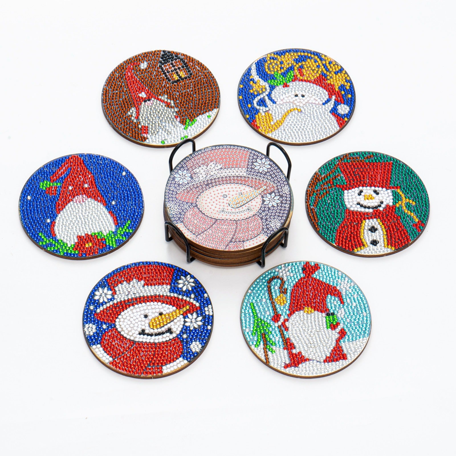 DIY Snowman A Diamond Painting Coasters