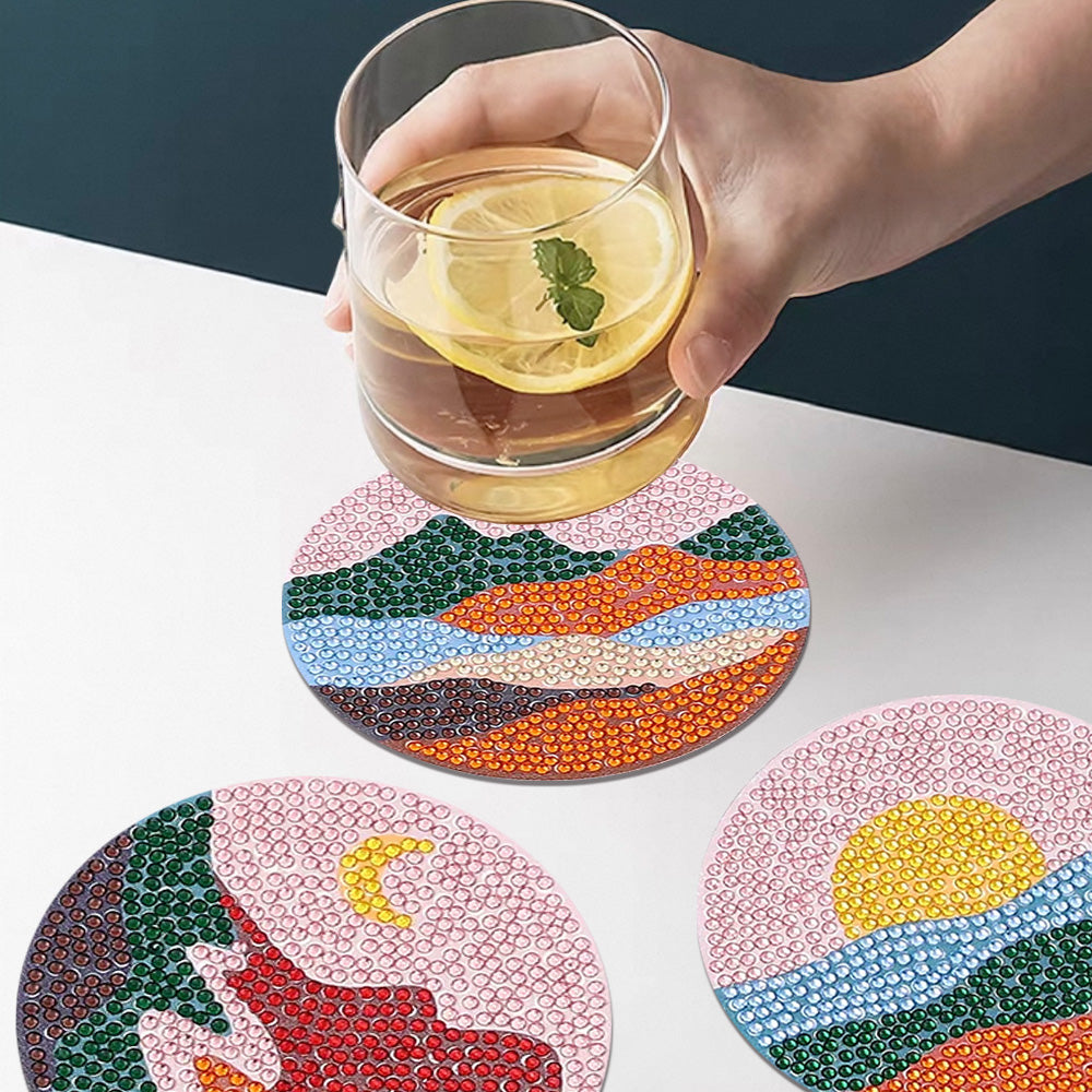 DIY Scenery K Diamond Painting Coasters