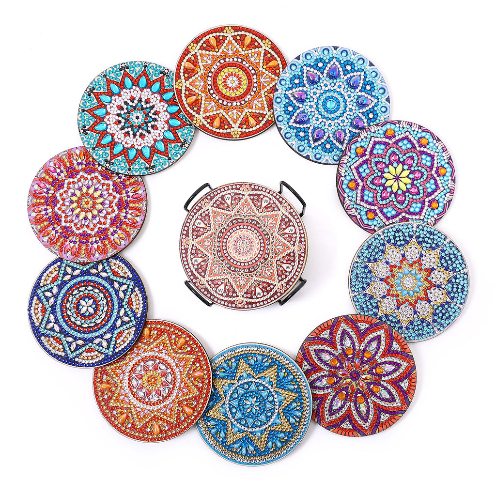 DIY Mandala L Diamond Painting Coasters