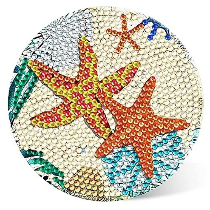 DIY Marine Diamond Painting Coasters