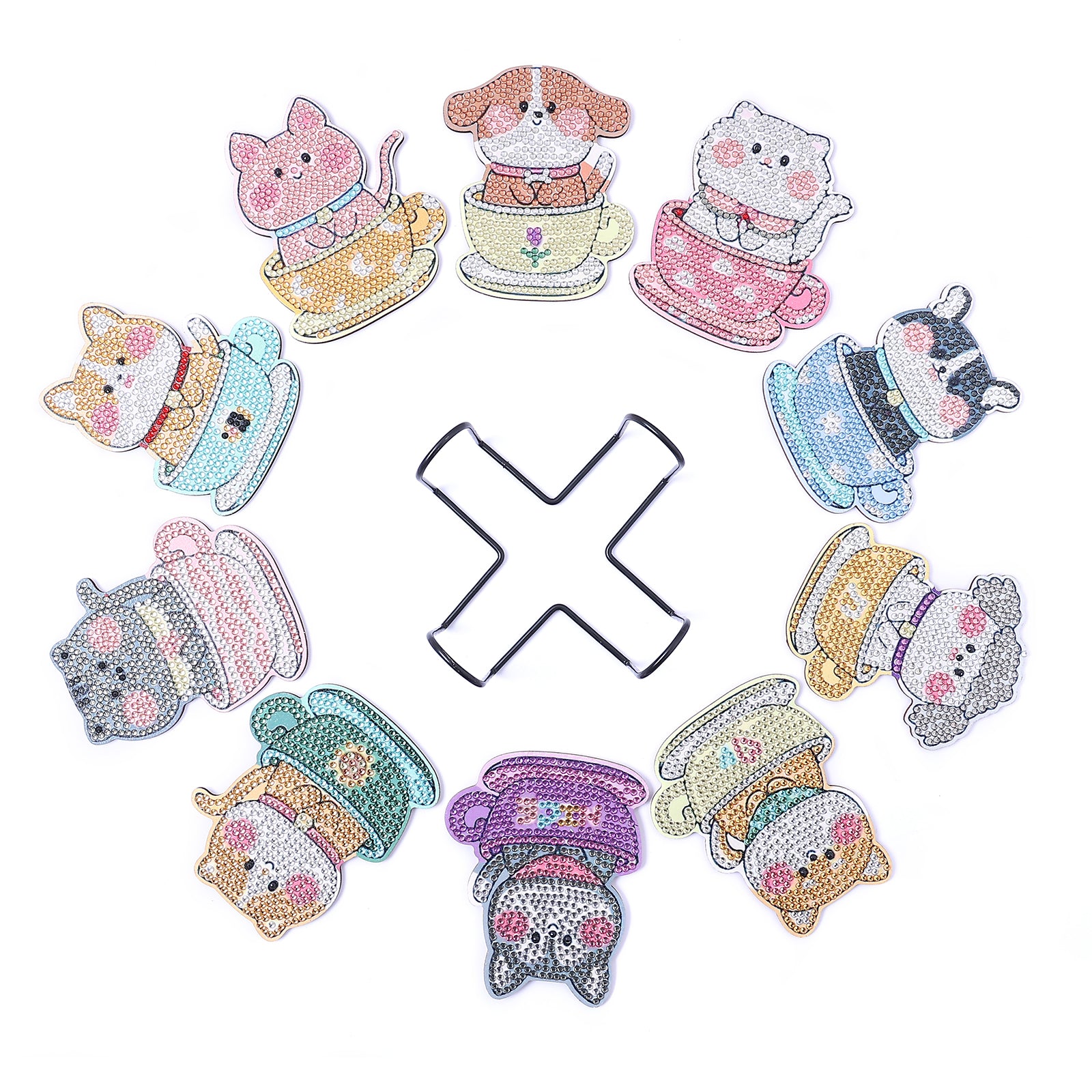 DIY Dog B Diamond Painting Coasters