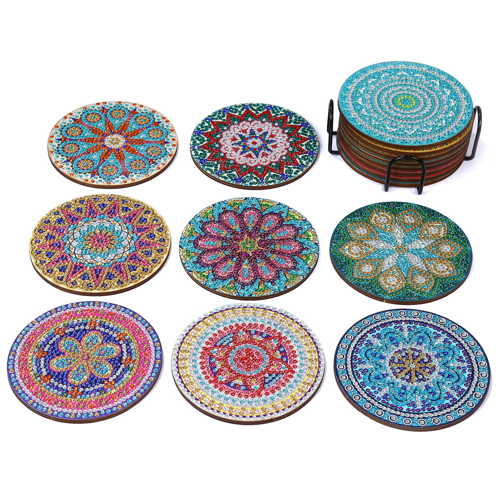 DIY Mandala I Diamond Painting Coasters