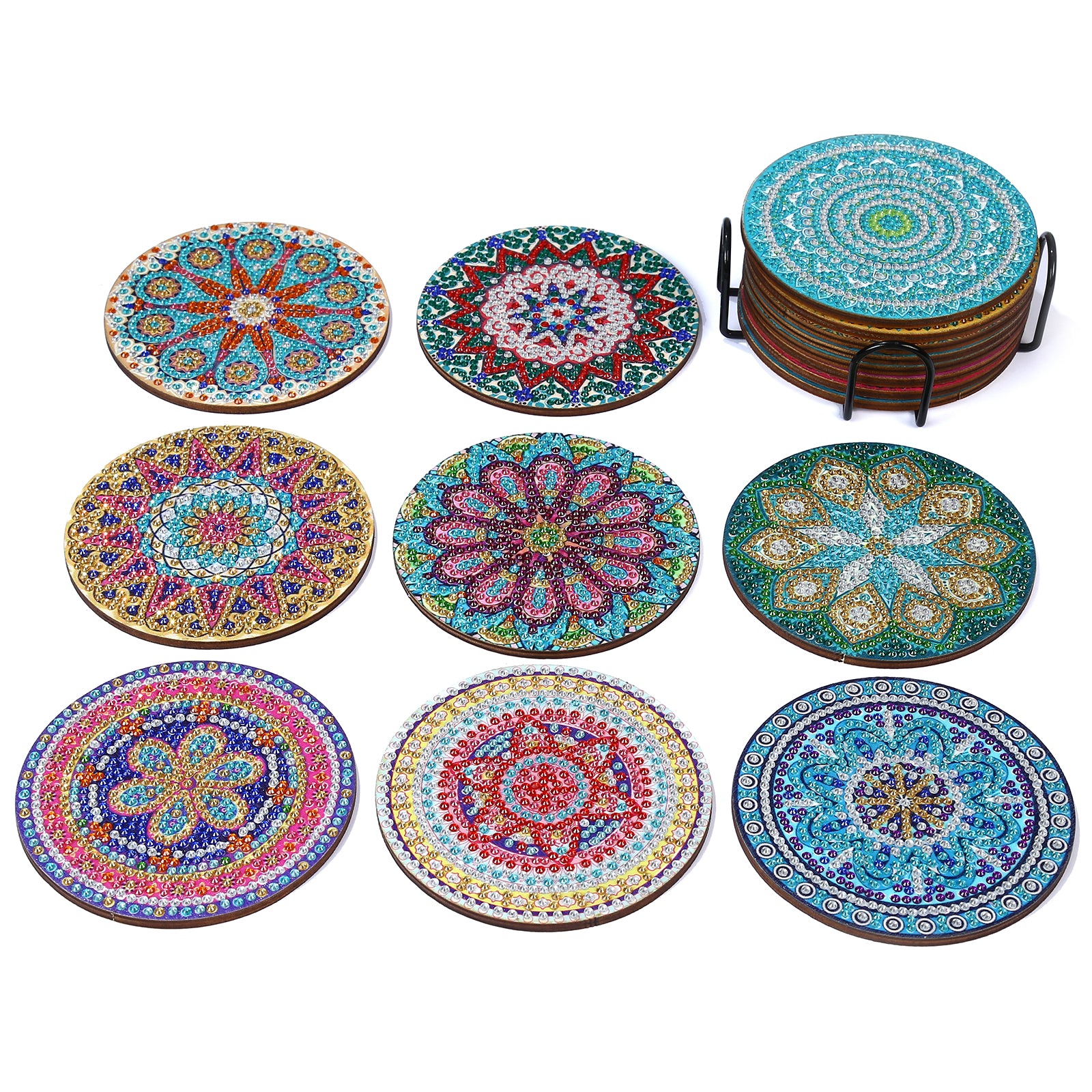 DIY Mandala I Diamond Painting Coasters