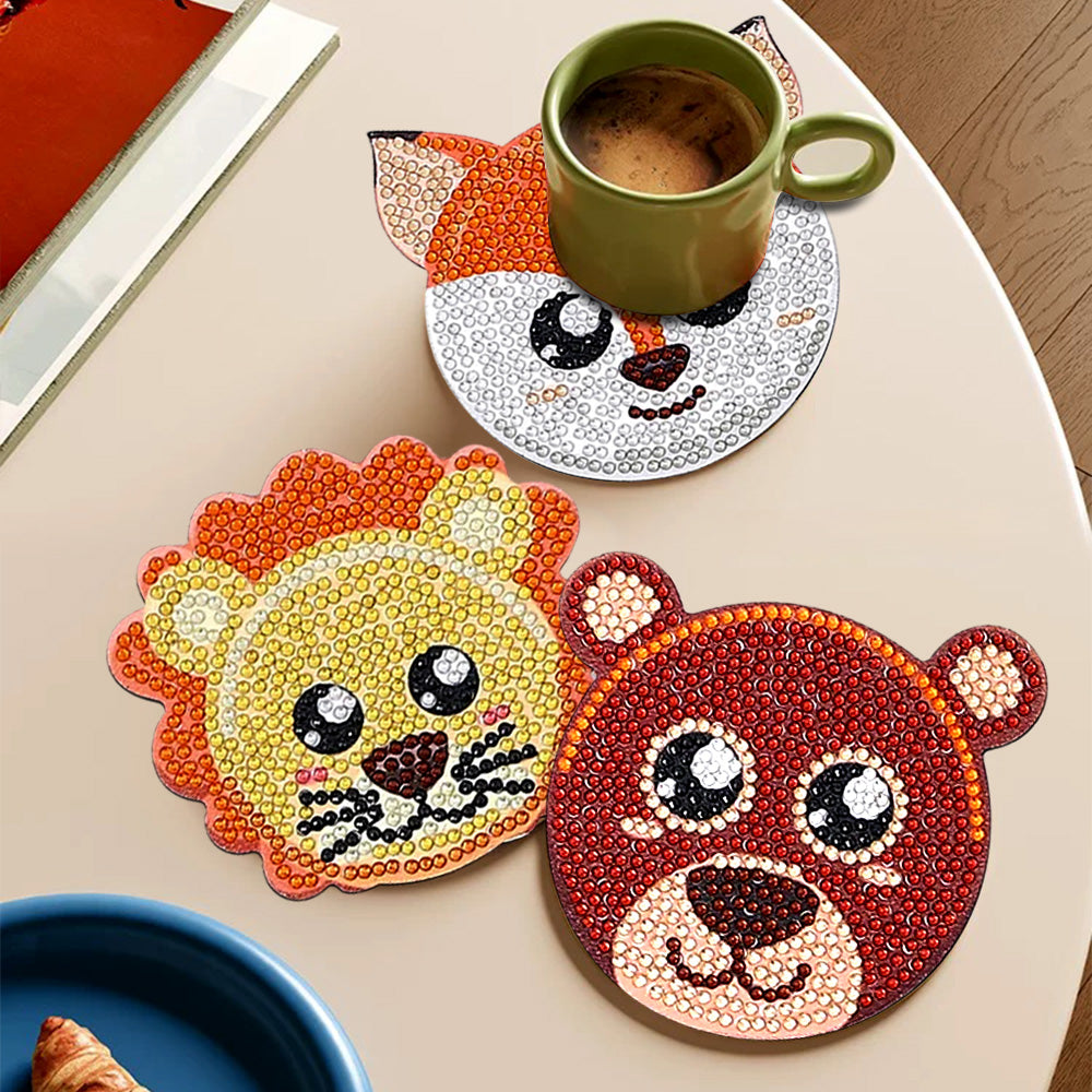 DIY Animal K Diamond Painting Coasters