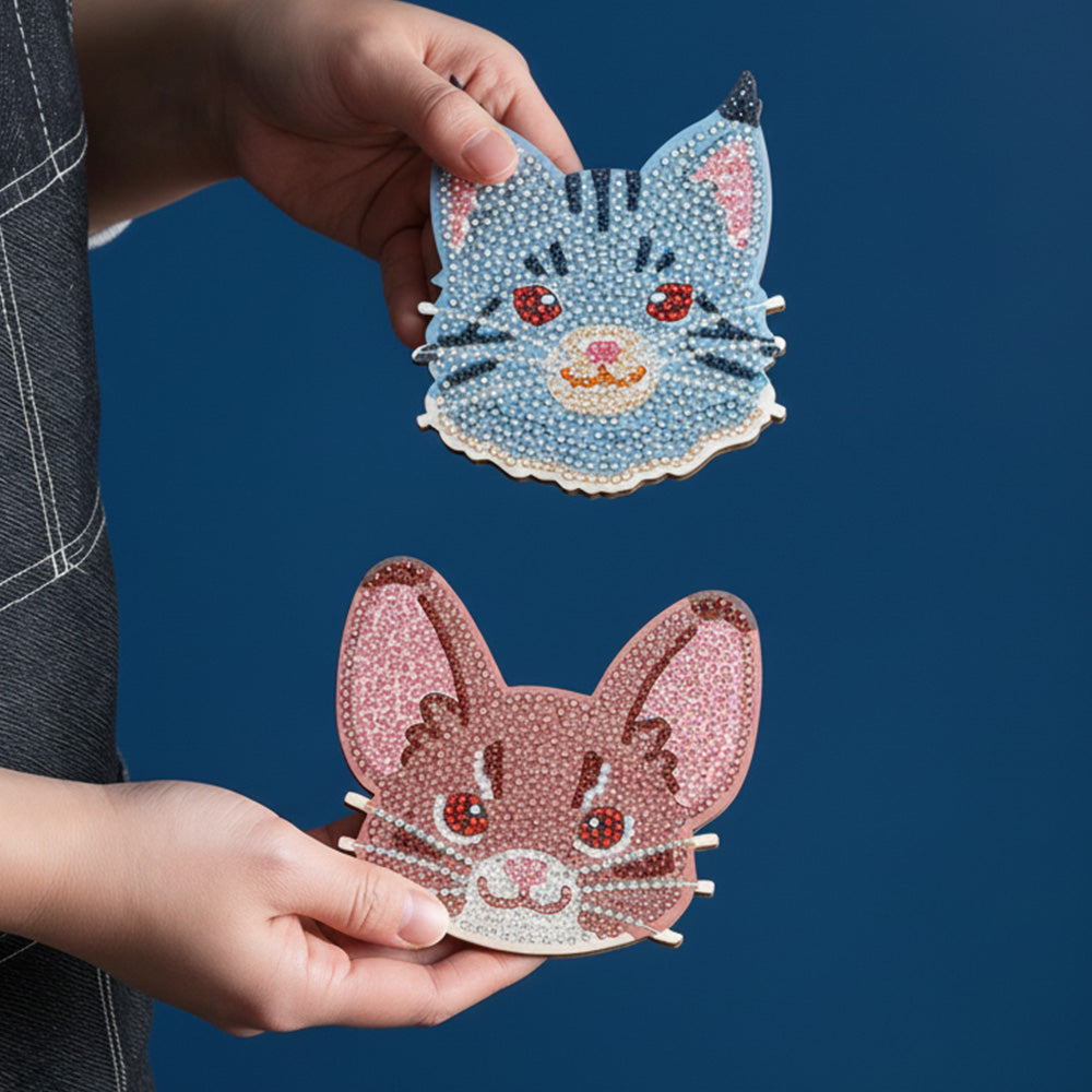 DIY Animal O Diamond Painting Coasters