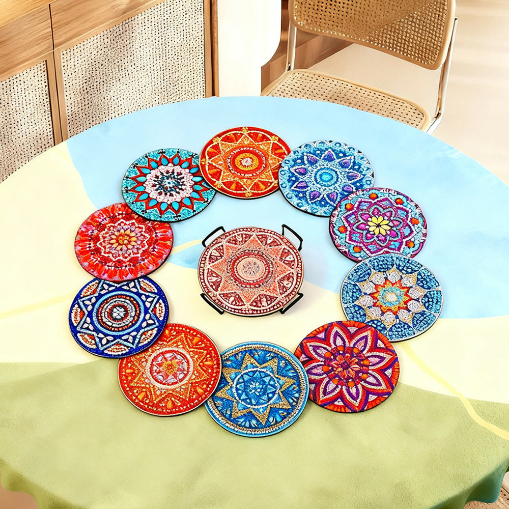 DIY Mandala L Diamond Painting Coasters