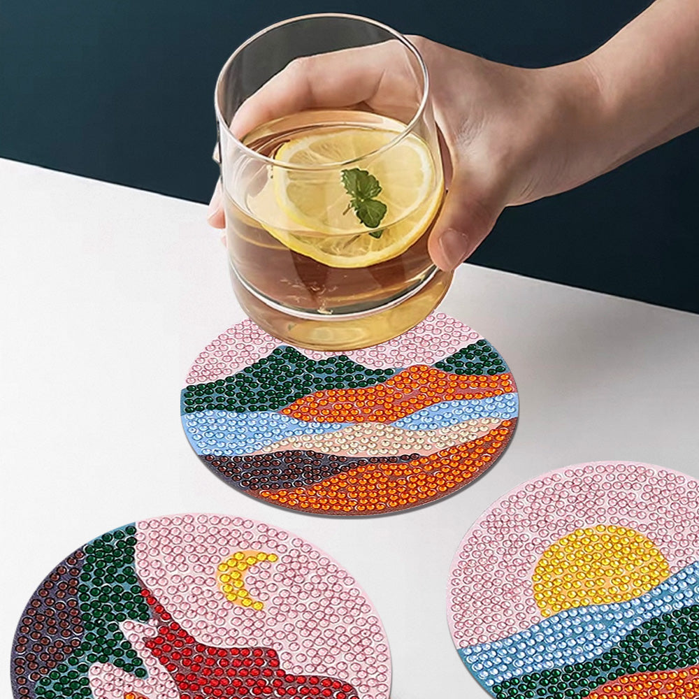 DIY Scenery K Diamond Painting Coasters
