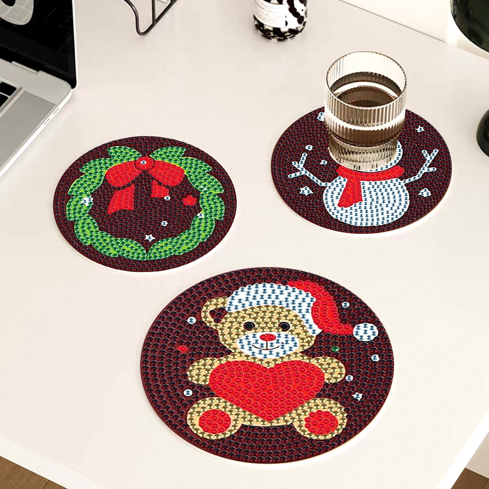 DIY Christmas I Diamond Painting Coasters