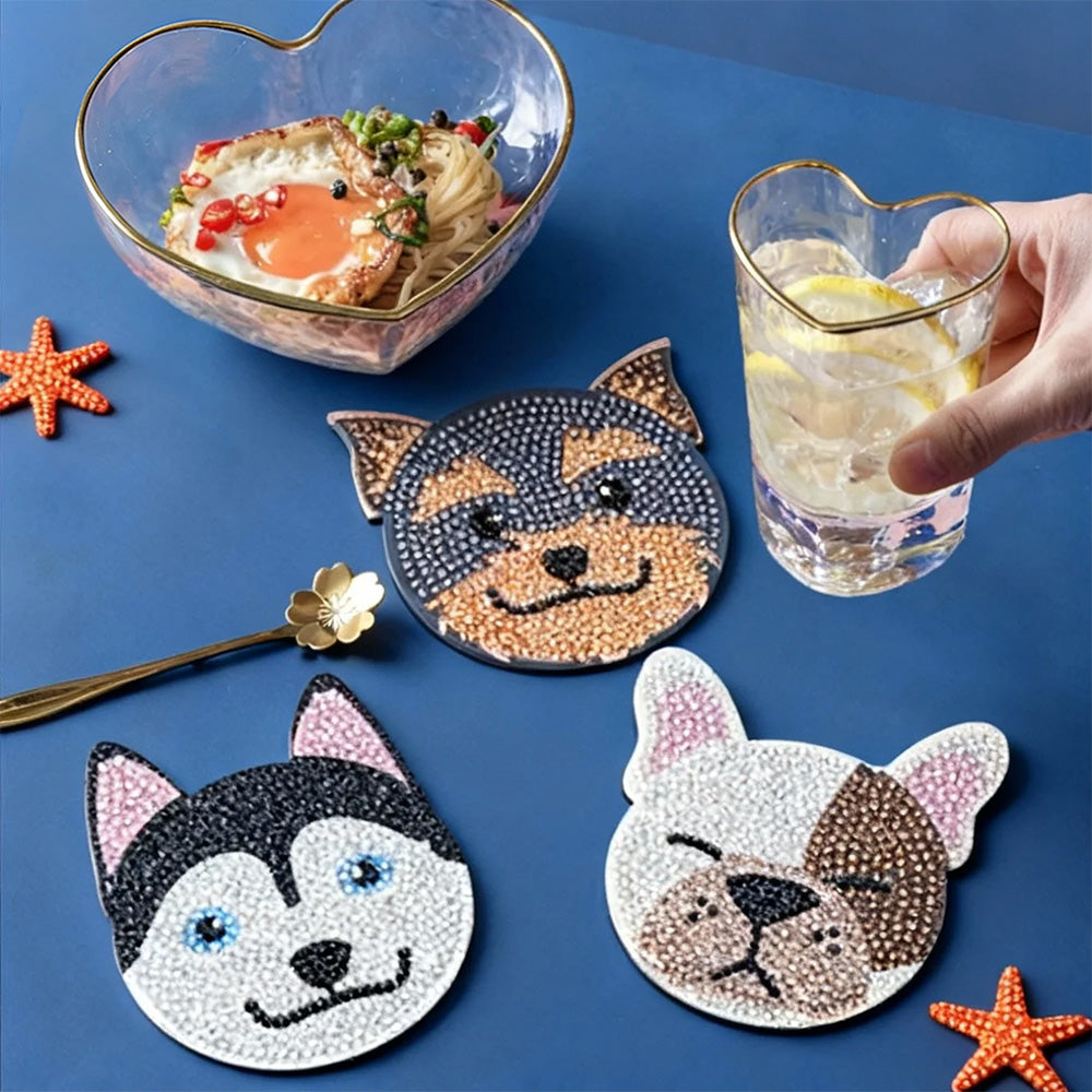 DIY Animal L Diamond Painting Coasters