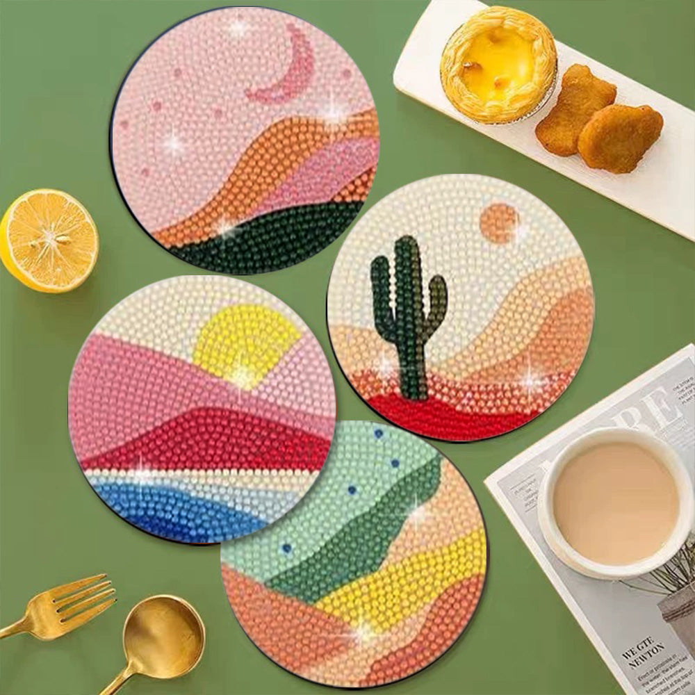 DIY Scenery B Diamond Painting Coasters